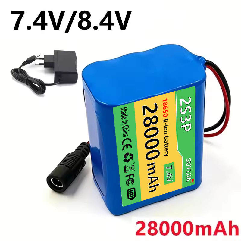 Fishing Boat Navigation Light - Литиевая батарея 8.4В 28Ач 2s3p 18650