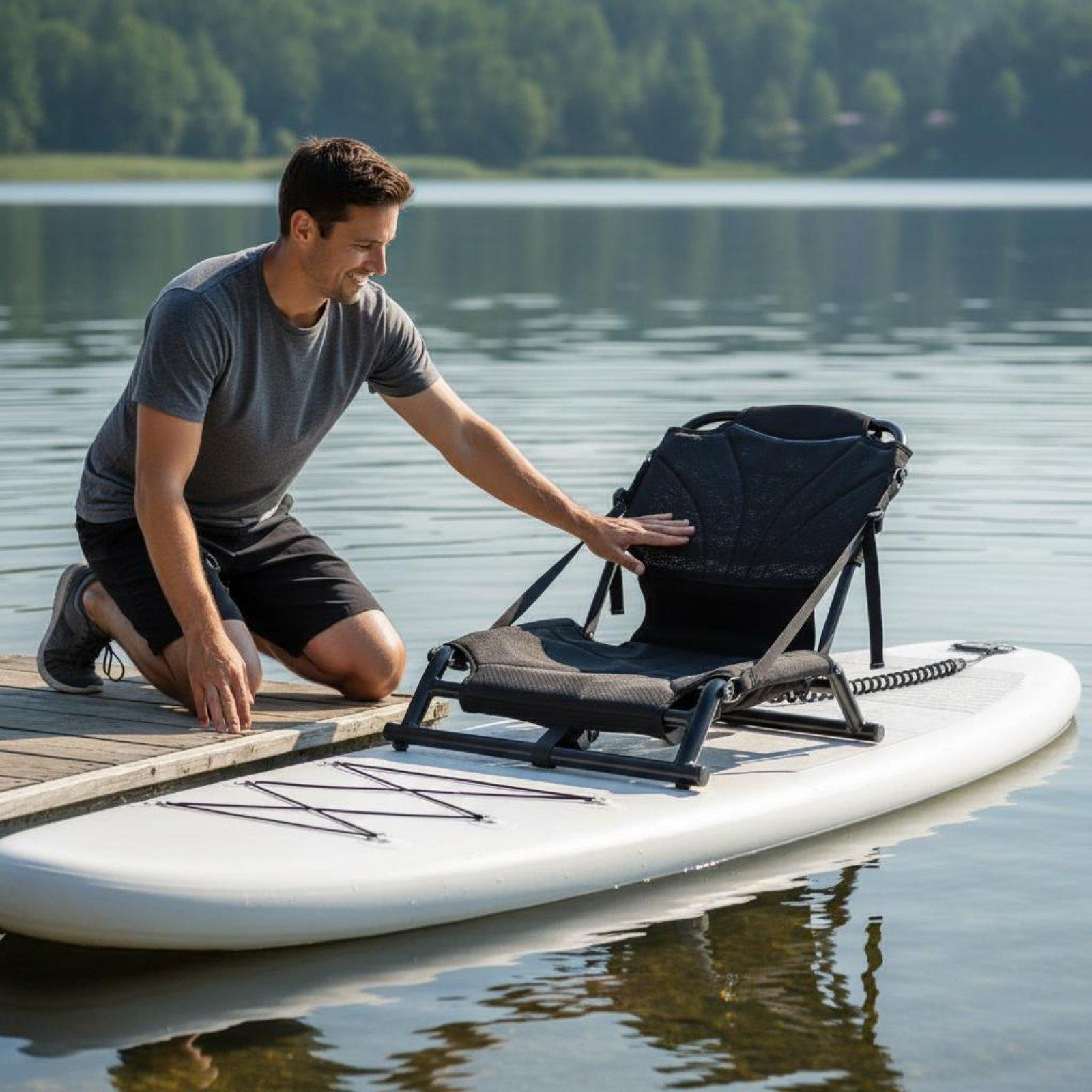 Прочное стальное складное сиде – обзор и цена Fishing Boat Seat
