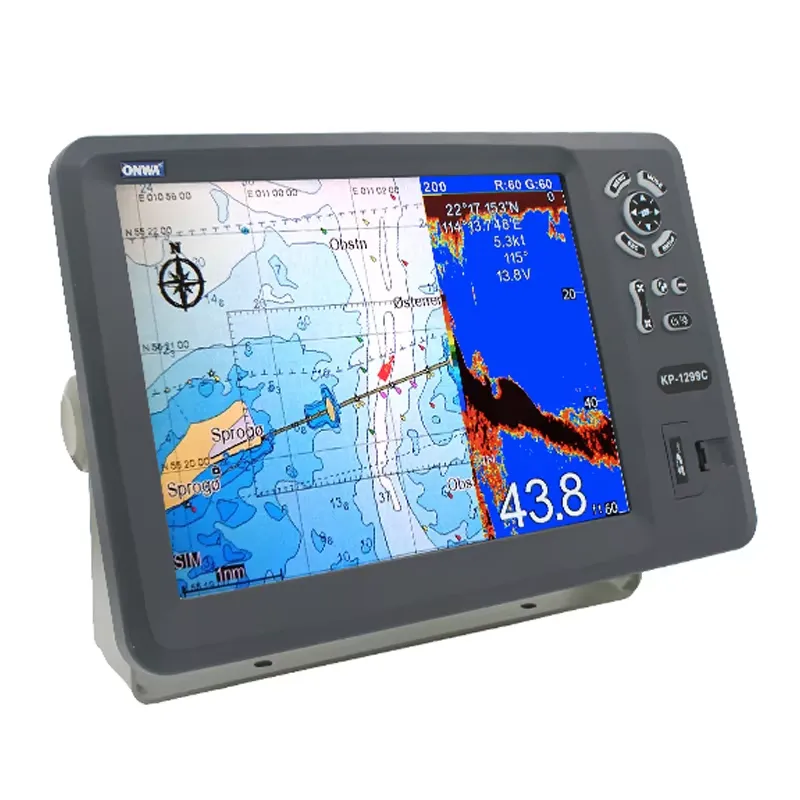 GPS-плоттер с картой, 12-дюймо – обзор и цена Fishing Boat Gps